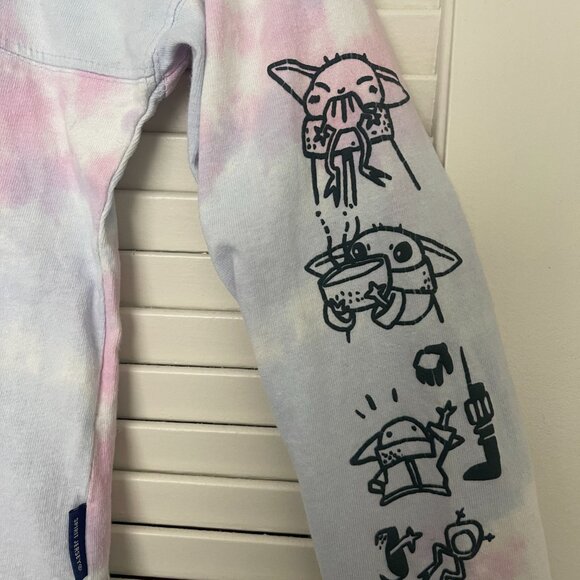 Grogu Tie-Dye Spirit Jersey | Youth M 7/8 | Disneyland Star Wars - Picture 2 of 4